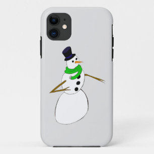 a snowman iPhone 11 case