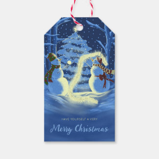 A Snowman Christmas Gift Tags