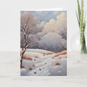 A Snowy Day Christmas Card