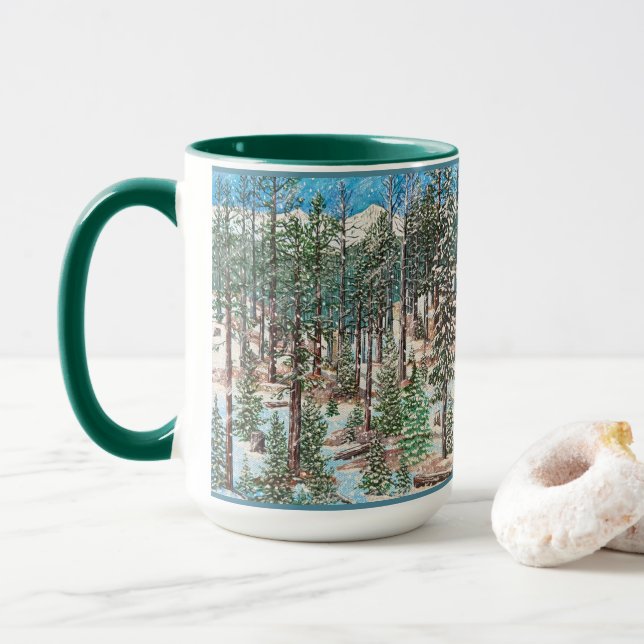A Snowy Sunday Mug (With Donut)