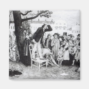 A Socialist Speaker, engraved by W.Strong, 1891 Magnet