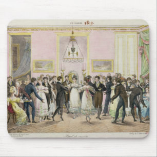 A Society Ball, engraved by Charles Etienne Mouse Pad