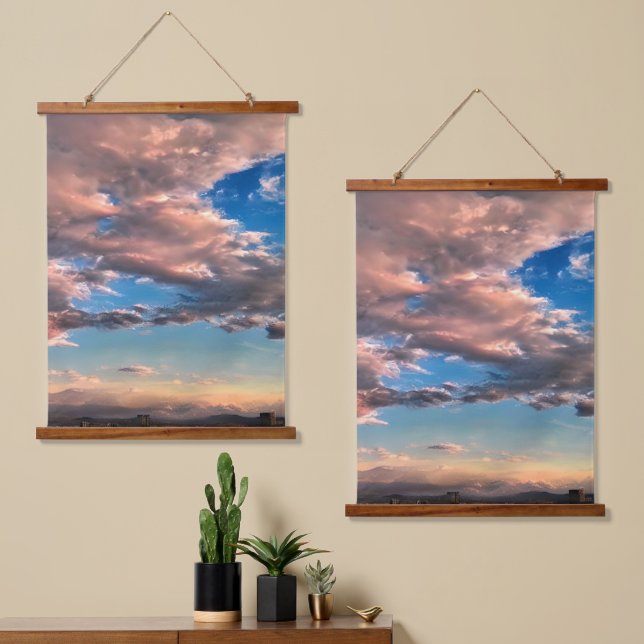 A Soft, Dreamy Sky Hanging Tapestry (Asymmetrical)