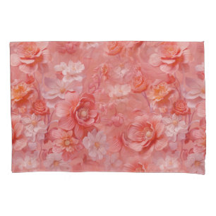 A soft, pinkish-orange hue called Peach Fuzz Pillowcase