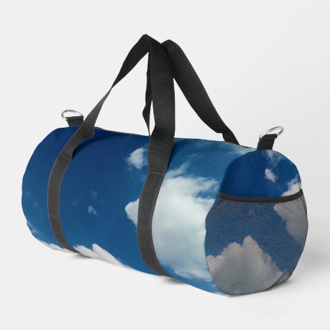 A softness to the clouds duffle bag (Right Corner)