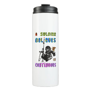 A Soldier Believes in Continuous Thermal Tumbler