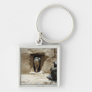 A soldier from the National Guard Key Ring