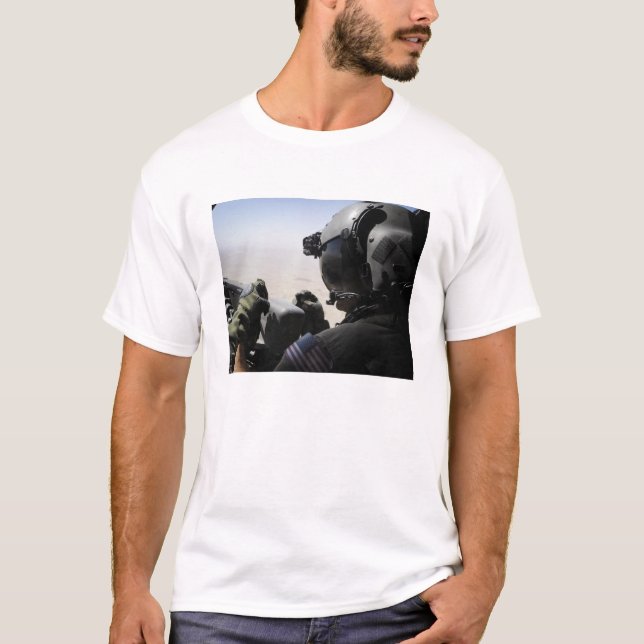 A soldier provides security T-Shirt (Front)