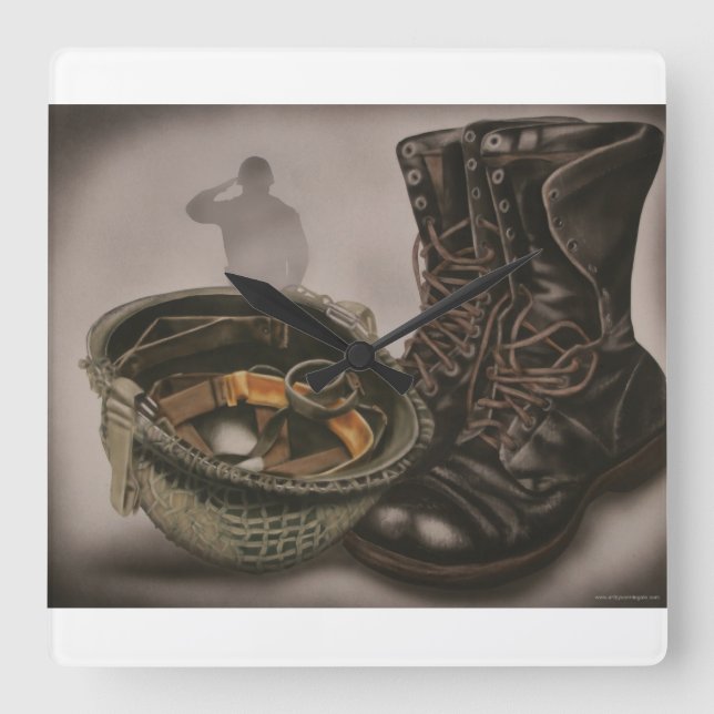 A soldier themed military clock (Front)