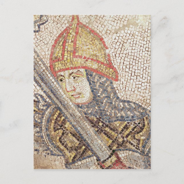 A soldier with a sword postcard (Front)