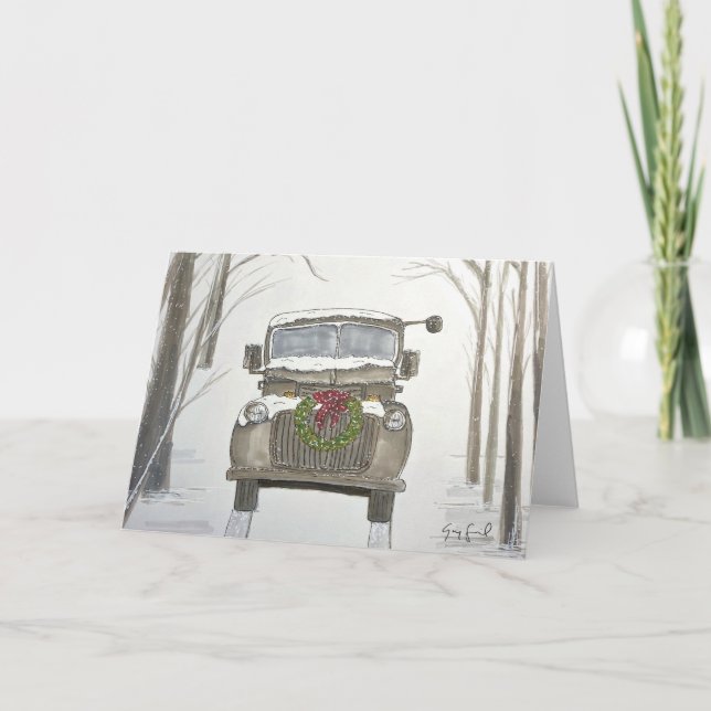 A Soldier's Christmas • Holiday Card (Front)