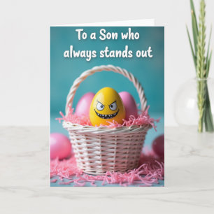 A Son Who Stands Out Easter Card