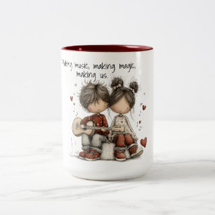 A Song Made for Two Two-Tone Coffee Mug