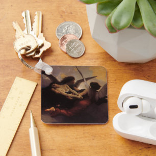 A Soul Brought to Heaven by Bouguereau Key Ring