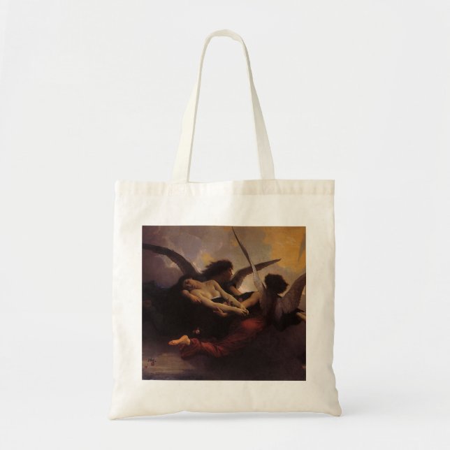A Soul Brought to Heaven by Bouguereau Tote Bag (Front)