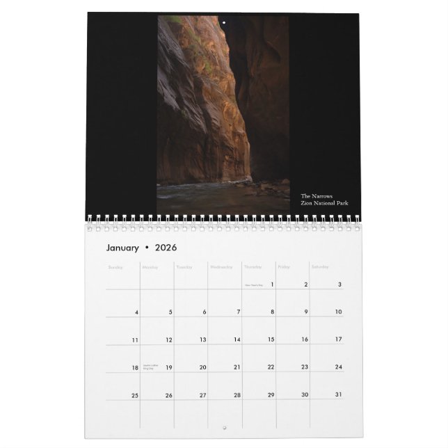 A Southwest Portrait Calendar (Jan 2026)