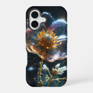 A space flower iPhone 16 case