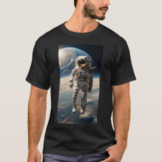 A spacewalk with Earth below T-Shirt