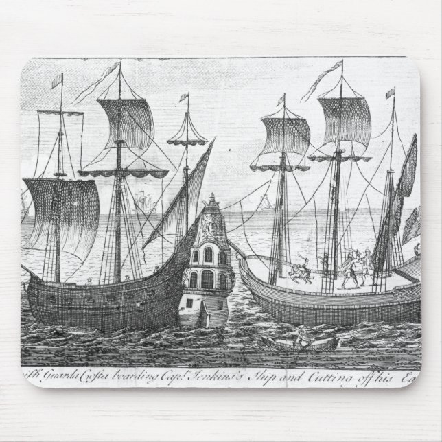 A Spanish 'Guarda Costa' Mouse Pad (Front)