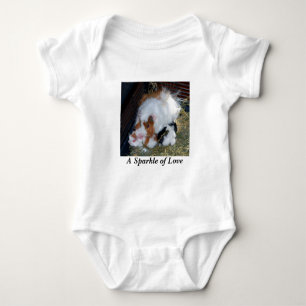 A Sparkle of Love - Guinea Pig Baby Bodysuit