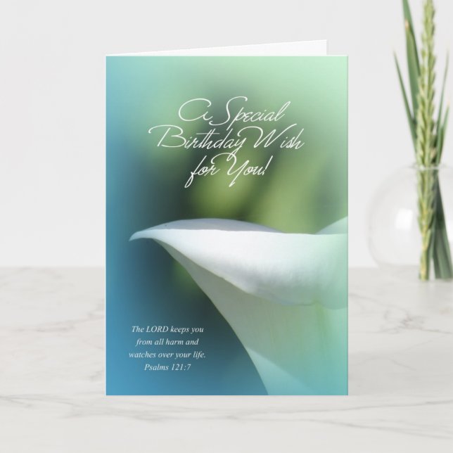 A Special Birthday Wish for You Birthday Card (Front)