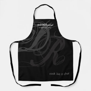 a special chef monogram apron