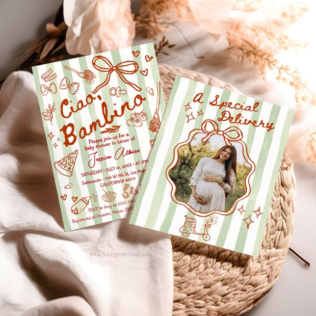 A special Delivery Photo Invitation (Creator Uploaded)