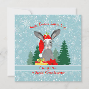 A Special Granddaughter Cute Christmas Holiday Card