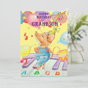 A Special Grandson Birthday Greeting Card