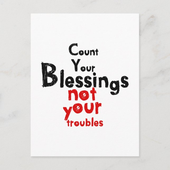 A special message each day postcard (Front)