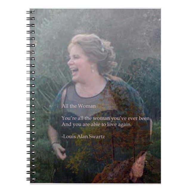 A special notebook for a special lady. (Front)