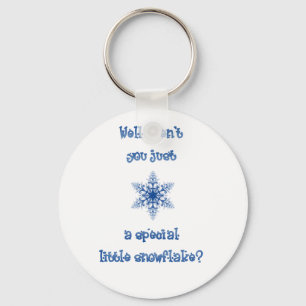 A Special Snowflake Key Ring