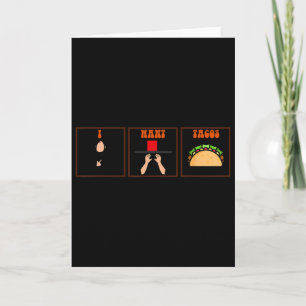 A Sped Teacher Special Education Taco Lover I Want Card