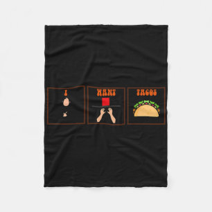 A Sped Teacher Special Education Taco Lover I Want Fleece Blanket