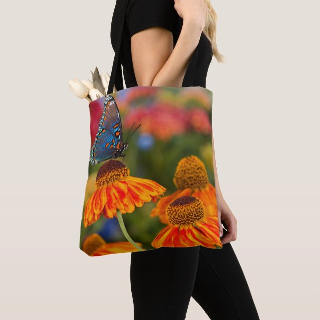 A Spicebush Swallowtail, Papilio troilus Tote Bag (Close Up)