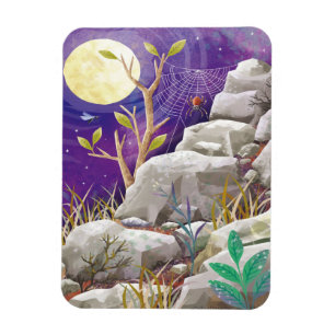 A Spider On The Mountain Spider Lovers Gift Magnet