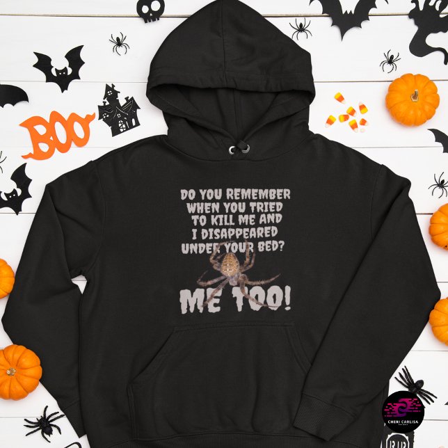 A Spider's Revenge Halloween Hoodie (You thought it was gone. It was plotting. 🕷️)