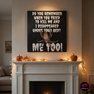 A Spider's Revenge Halloween Poster