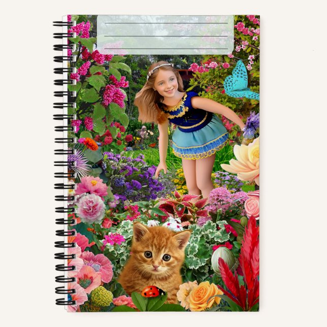 A spiral notebook for a schoolboy, workbook girls (Front)