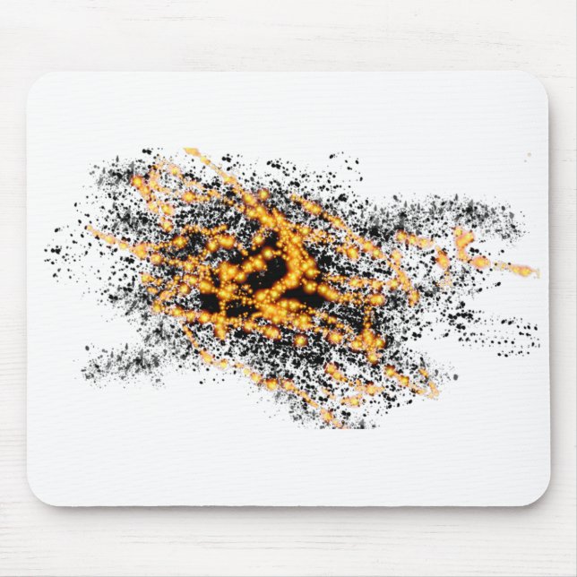 A Splash of Fire Mouse Pad (Front)