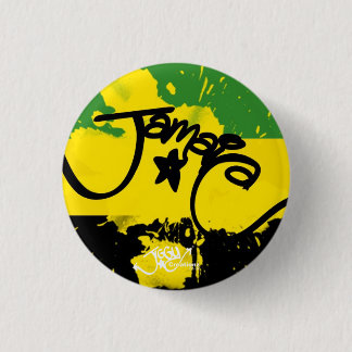 A splash of Jamaica! Small Button Pin