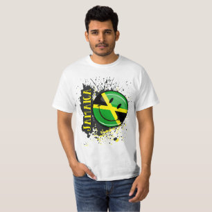 A Splash of Jamaica Smiling Flag T-Shirt