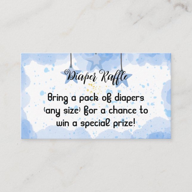 A Splash of Joy: Watercolor Baby Shower Enclosure  (Front)