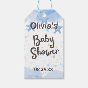 A Splash of Joy: Watercolor Baby Shower Gift Tags