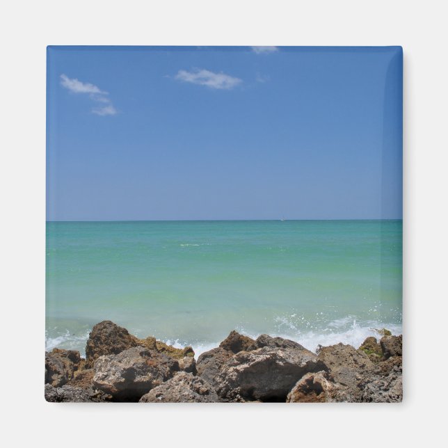 A Splash On The Rocks Magnet (Front)