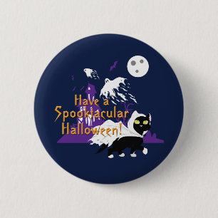 A Spooktacular Halloween 6 Cm Round Badge