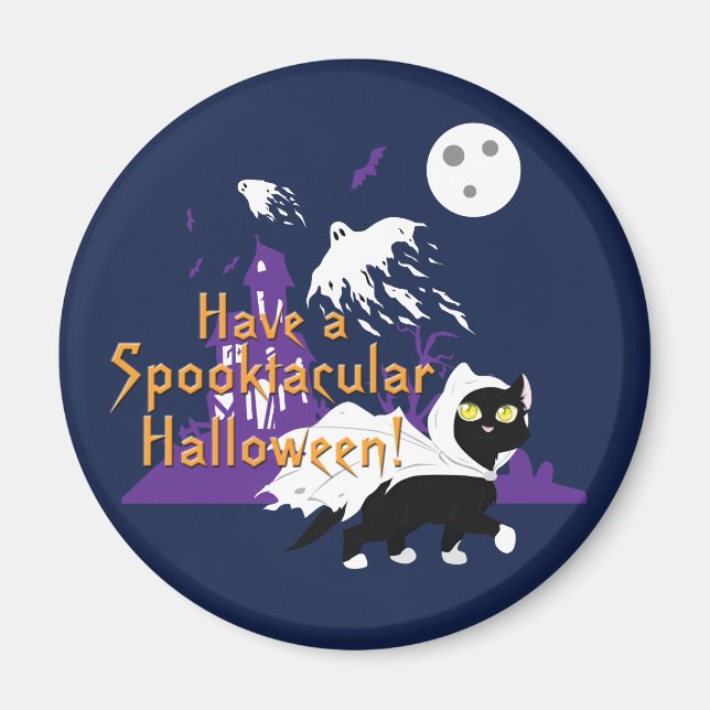 A Spooktacular Halloween Magnet (Front)