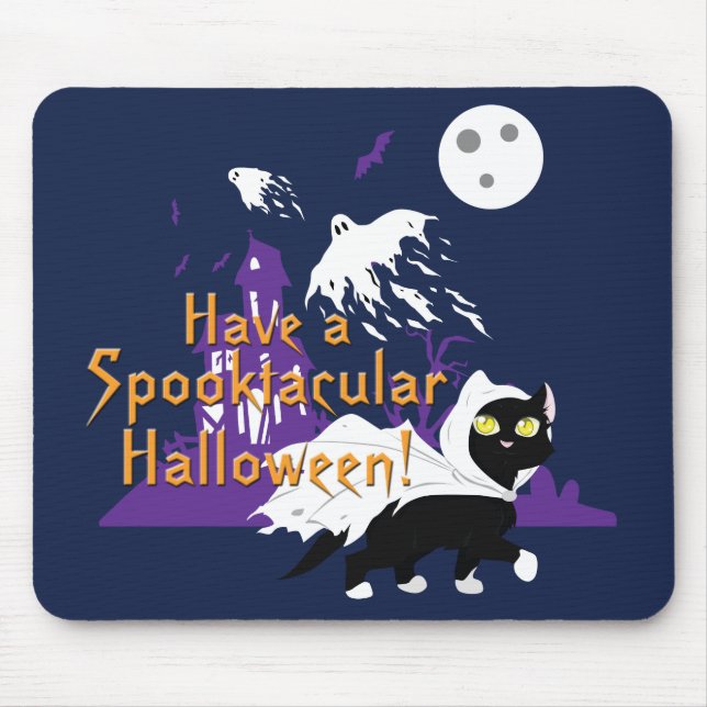 A Spooktacular Halloween Mouse Pad (Front)
