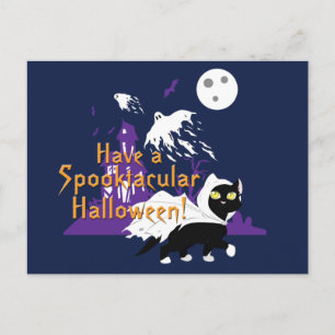 A Spooktacular Halloween Postcard