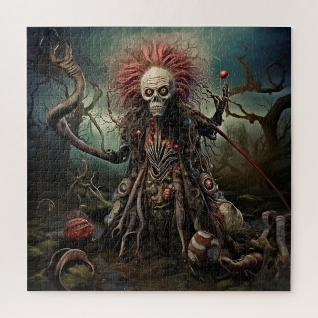 A Spooky, Creepy Swamp Creature Jigsaw Puzzle (Vertical)